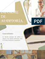 Presentación Informe de Auditoría