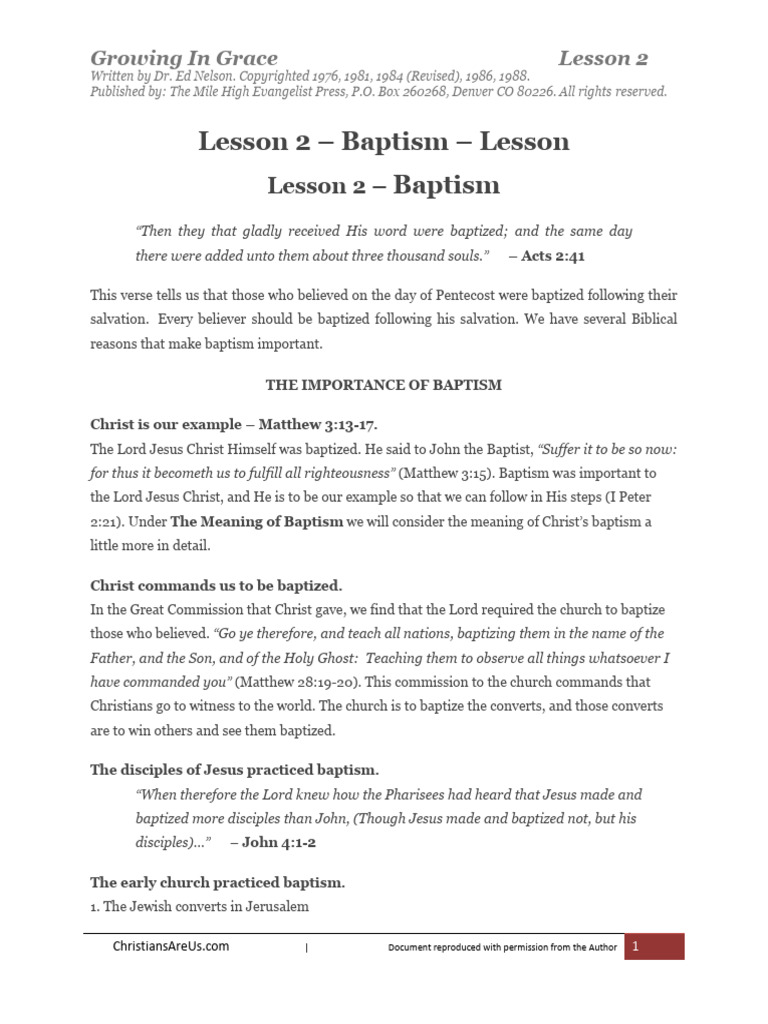 Growing in Grace Lesson 2 PDF