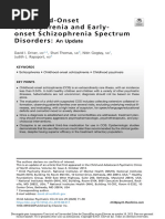 Childhood-Onset Schizophrenia