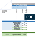 Planilha Precificação Geral