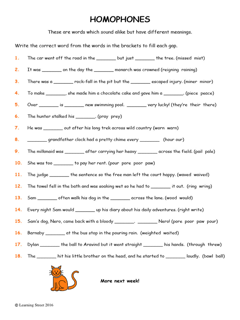 Quite Quiet Homophones Sentences