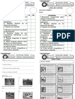 Lista de Cotejo - Examen