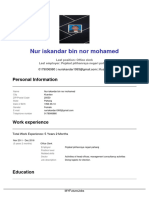 CV From Profile