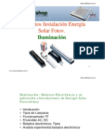 6 - Iluminacion Instalaciòn Energia Solar