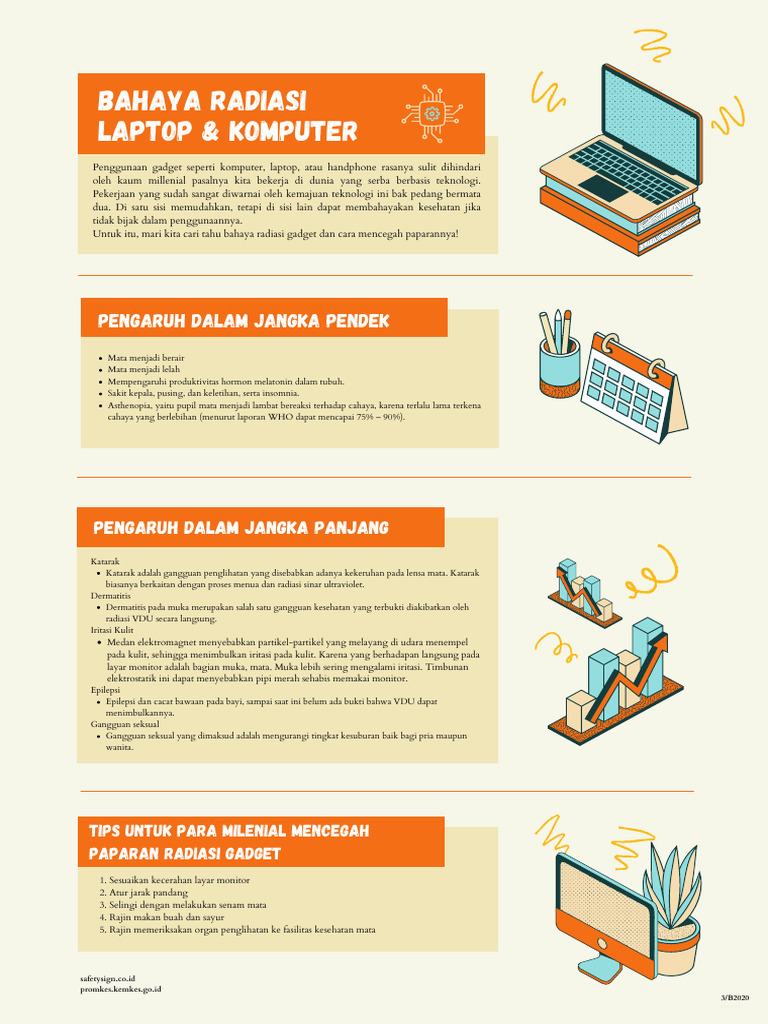 Poster Bahaya Radiasi Laptop | PDF
