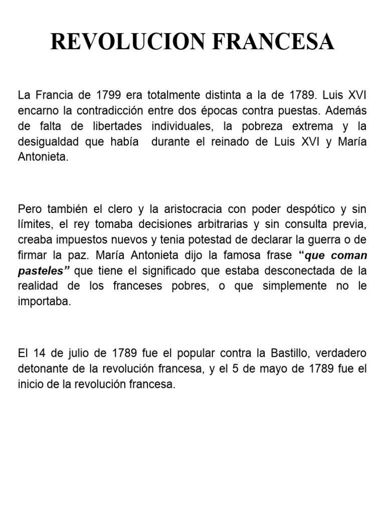 Impacto de la Revolución Francesa | PDF