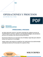 Operaciones y Procesos