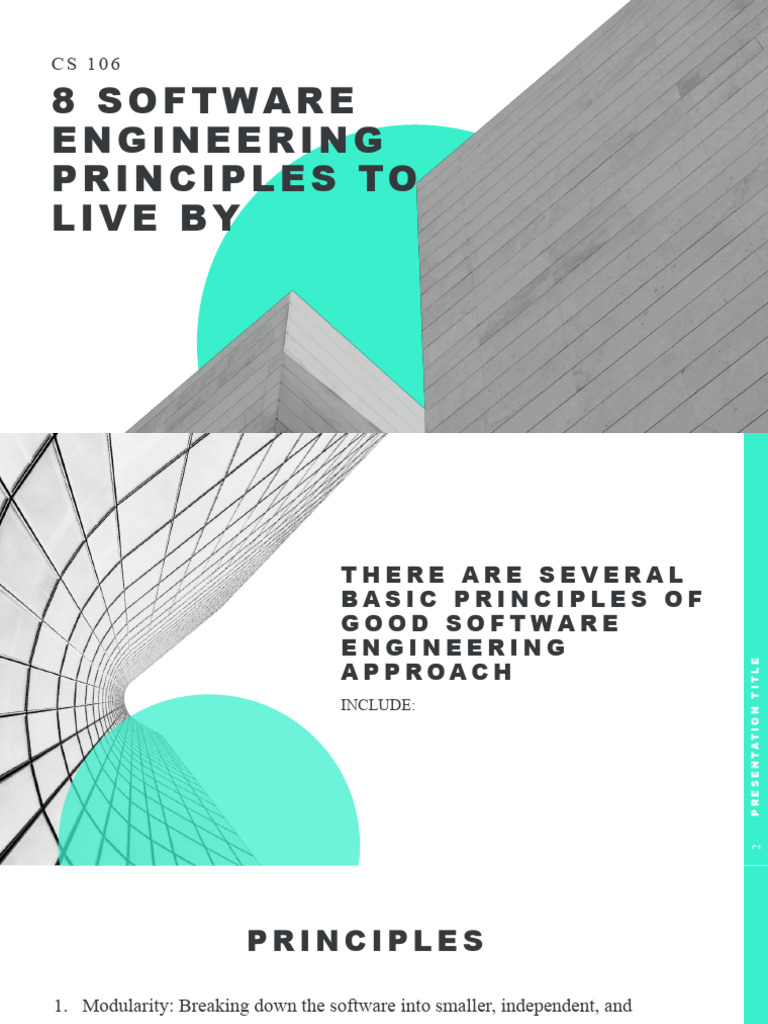 Topic 2 Principle of Software | PDF | Software | Modular Programming