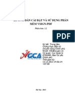 Hướng Dẫn Cài Đặt Và Sử Dụng Phần Mềm Vsign-Pdf: Phiên bản: 1.2