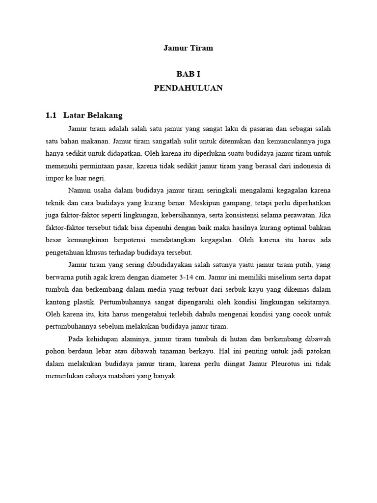 Kti Jamur Tiram PDF