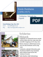 Emile Durkheim2 - Solidaritas2