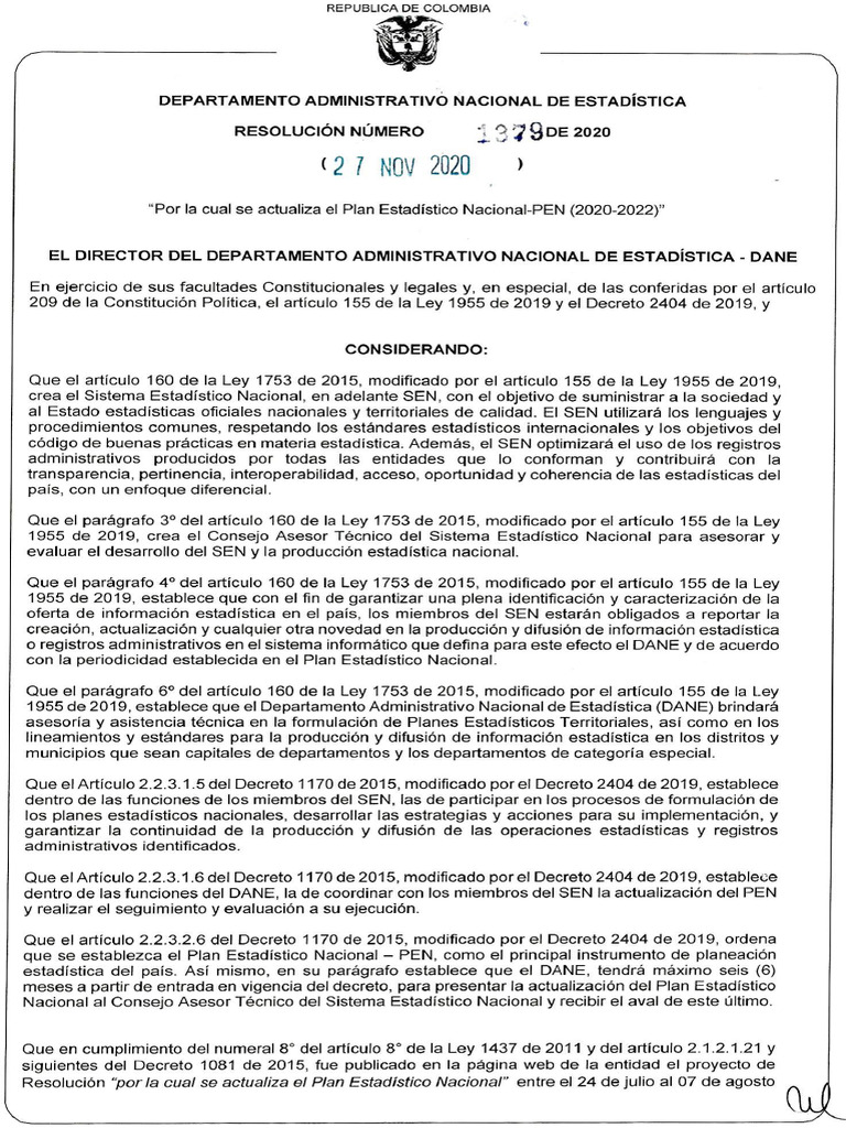 RESOLUCIÓN 1379 de 2020 | PDF