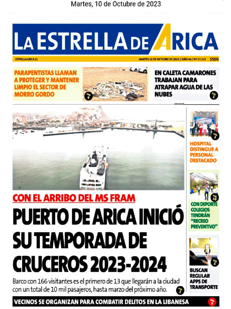 Estrella de Arica11 PDF Turismo