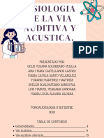 Fisiologia de La Via Auditiva y Acustica