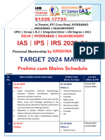 Target 2024 Mains Schedule - 2