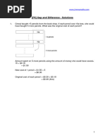 PSLE Gap and Difference Concept Solutions