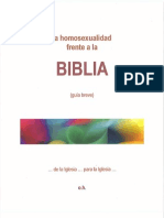 La Homosexual Id Ad Frente A La Biblia