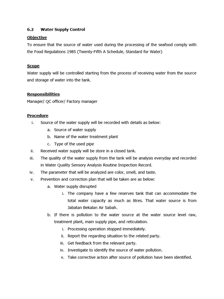 Water Control PDF Water Environmental Science