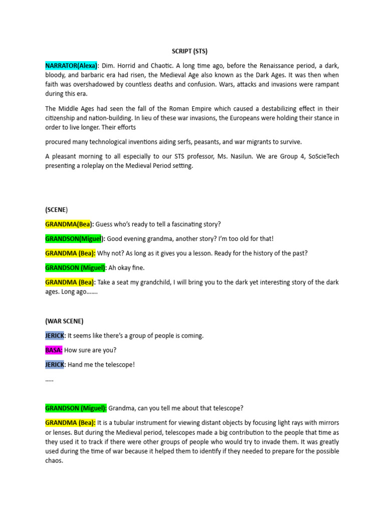 Script 1 | PDF