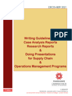 Writing Reports For Business SCM & OPM Programs - 7th Edition