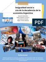 La Desigualdad Social A Consecuencia de La Decadencia de La Economia Argentina