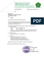 Surat Pengambilan Rapot PAS GANJIL 2022-2023