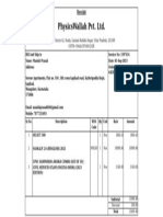 Physicswallah Pvt. LTD.: Receipt