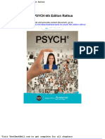 Test Bank For Psych 6th Edition Rathus