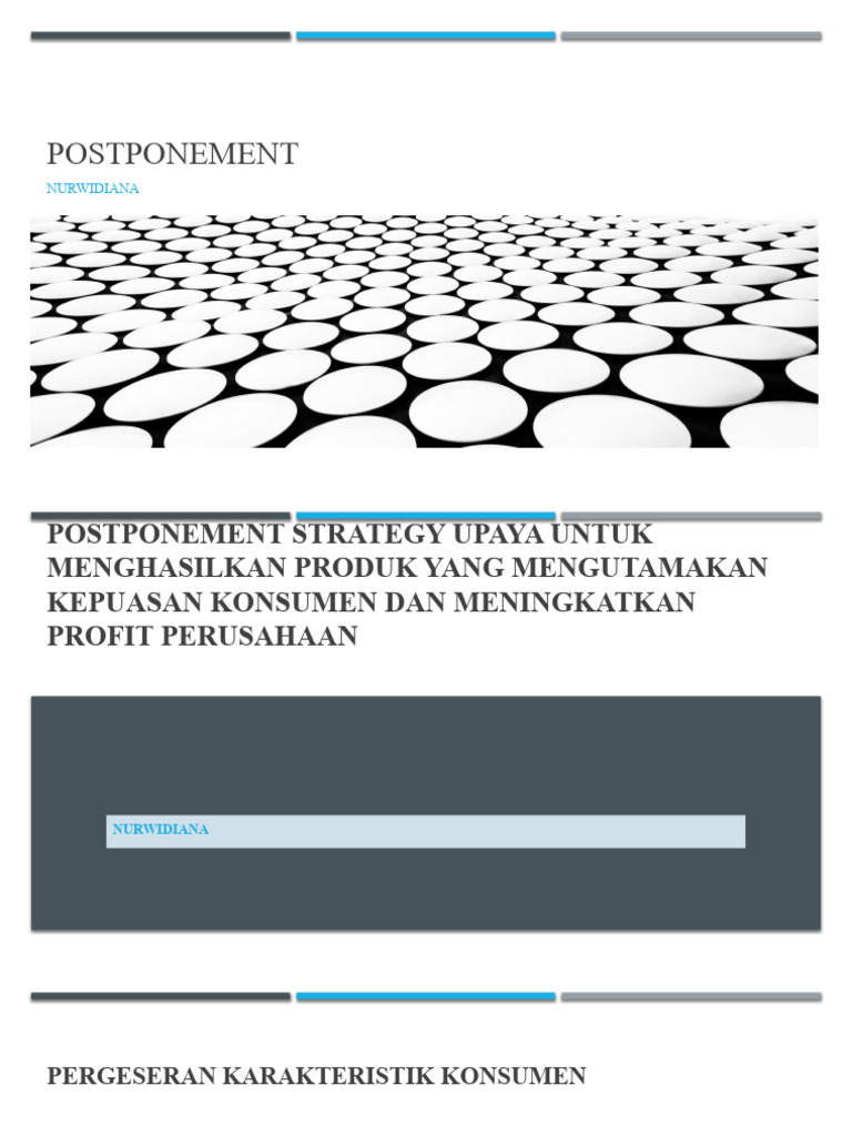 Postponement Untuk Mass Customization | PDF