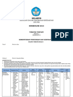 Silabus Kelas 1 Tema 8 - 9 Komponen