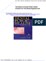 Downloadable Test Bank For Dental Public Health Contemporary Practice For The Dental Hygienist 2nd Edition Nathe