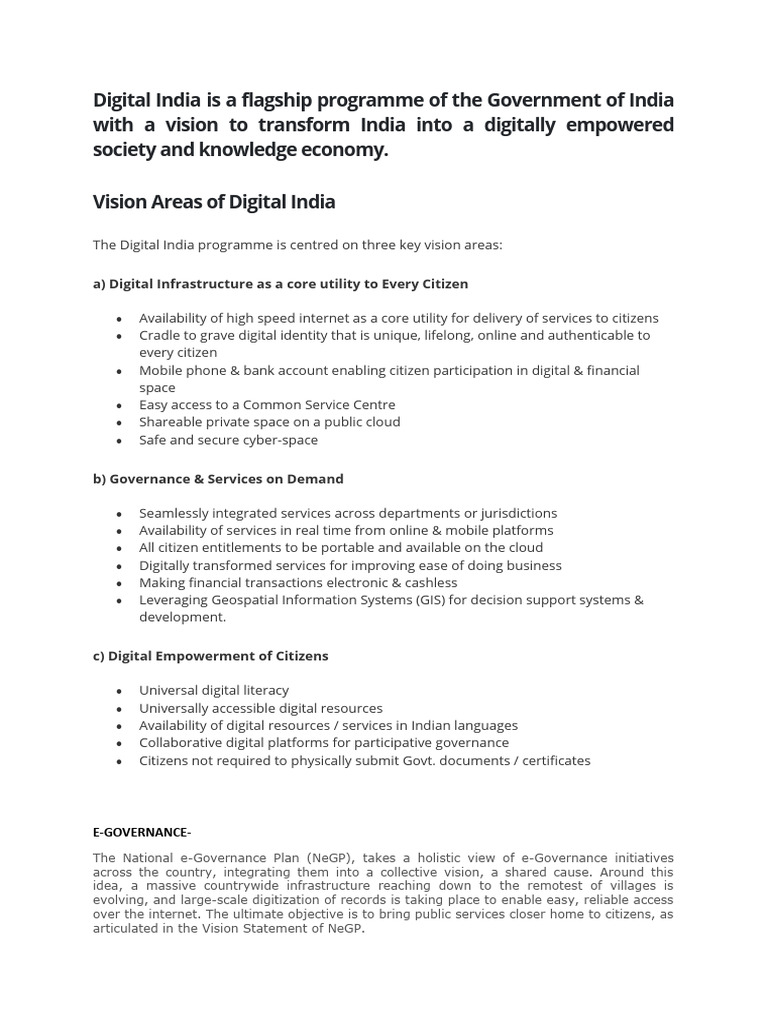 Digital India PDF