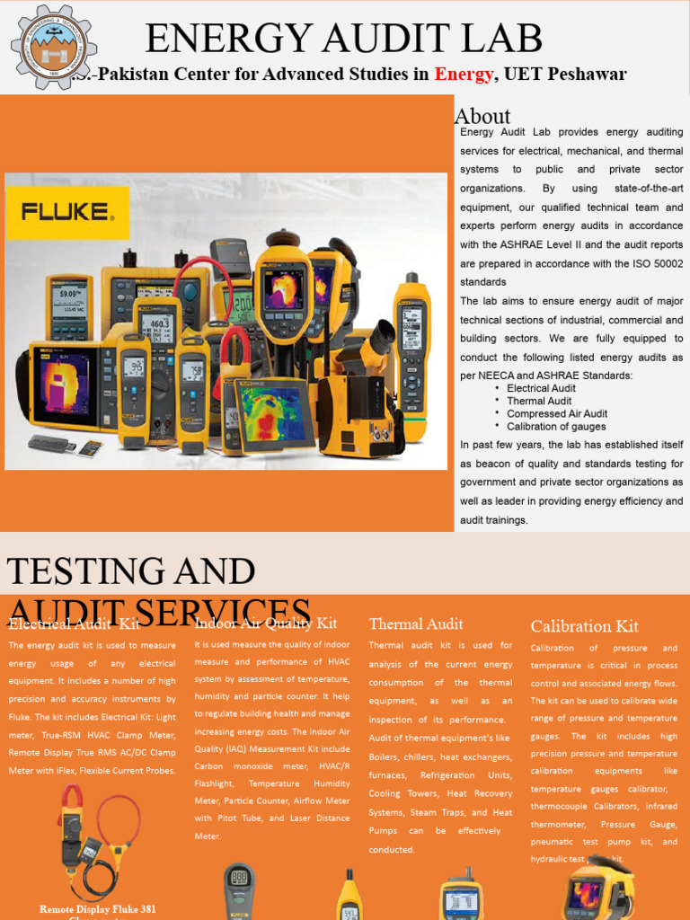 Energy Audit Lab Broucher 20-04-2023 Engr Noor Muhammad | PDF ...