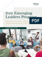 The Ivey Academy Ivey Emerging Leaders Program