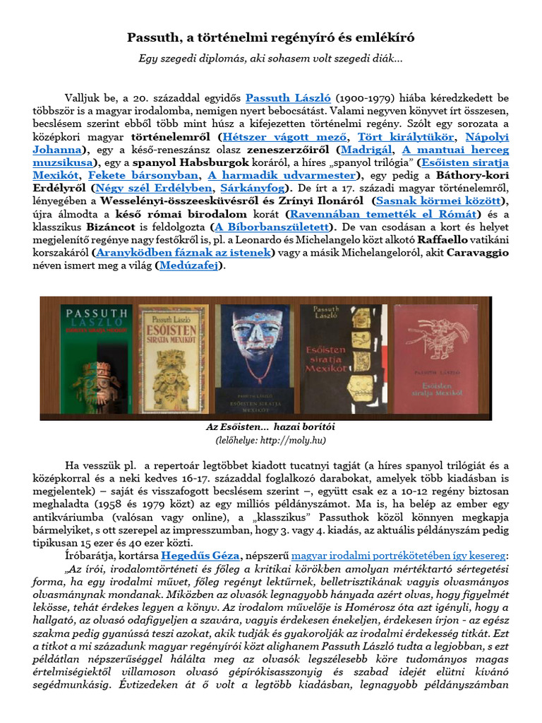 Az Emlékíró Passuth László v1 4. PDF