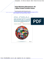 Test Bank For Global Marketing Management 6th Edition Masaaki Mike Kotabe Kristiaan Helsen