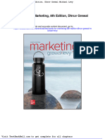 Test Bank For Marketing 8th Edition Dhruv Grewal Michael Levy