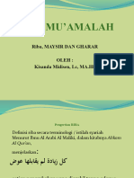 Fiqh - Mu - Amalah Pai (Riba. Maysir, Gharar)