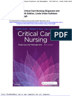 Test Bank For Critical Care Nursing Diagnosis and Management 8th Edition Linda Urden Kathleen Stacy Mary Lough