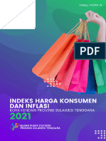 Indeks Harga Konsumen Dan Inflasi Kota Kendari Provinsi Sulawesi Tenggara 2021