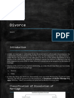 Unit II - Divorce