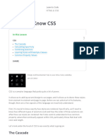 Getting To Know CSS - Learn To Code HTML & CSS