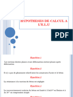 Hypotheses de Calcul Elu