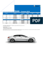 Renault Megane Sedan - Versiuni PDF