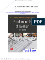 Fundamentals of Taxation 2017 Edition 10th Edition Cruz Test Bank