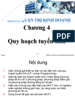 (123doc) Chuong 4 Quy Hoach Tuyen Tinh Bo Mon Phan Tich Dinh Luong Trong Kinh Doanh