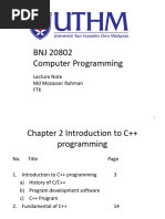 Introduction To C++ Programming