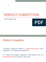 Perfect Competition