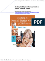 Test Bank For Meeting The Physical Therapy Needs of Children 2nd Edition Susan K Effgen