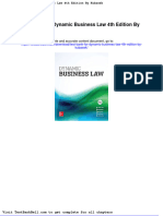 Test Bank For Dynamic Business Law 4th Edition by Kubasek